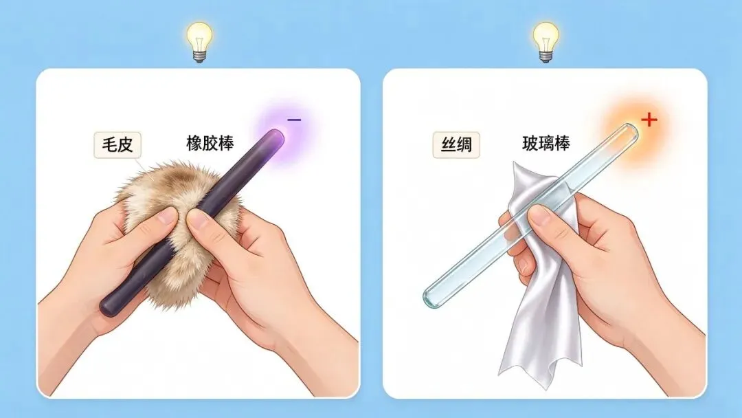 初三物理:两种电荷(3分钟搞定重点+难点)-第3张图片-四季读书网 初三物理:两种电荷(3分钟搞定重点+难点)-第3张图片-四季读书网