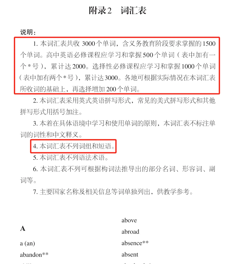 2027广东春、夏季高考英语新课标词汇表公布!-第2张图片-四季读书网 2027广东春、夏季高考英语新课标词汇表公布!-第2张图片-四季读书网