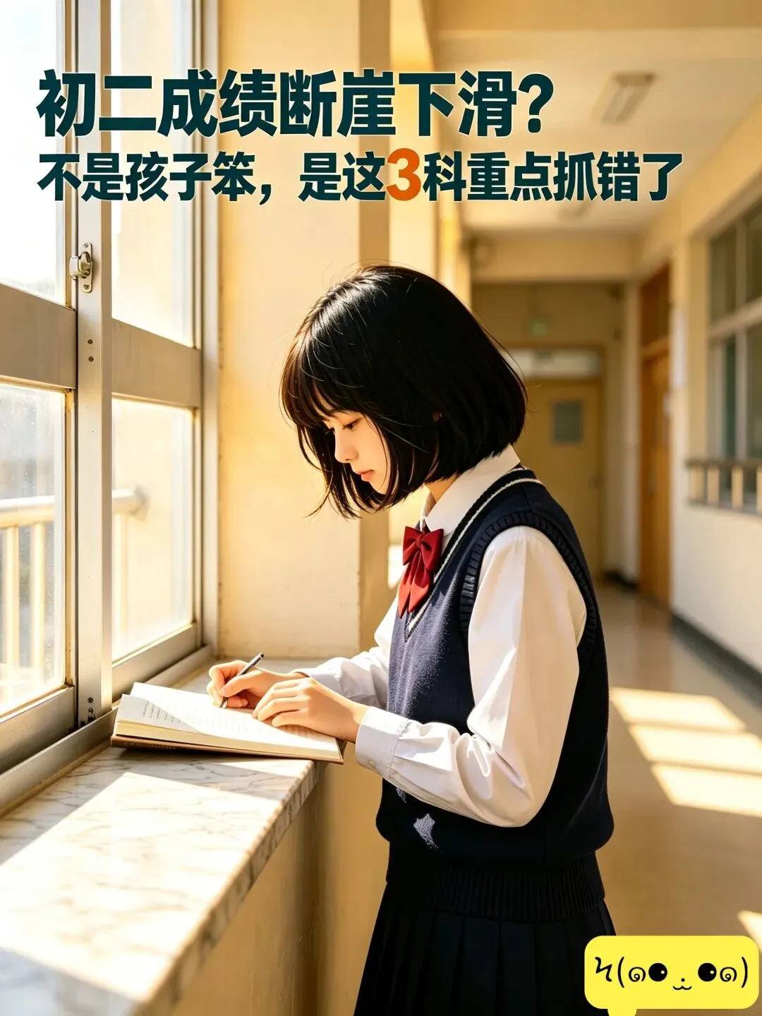 初二成绩断崖下滑?不是孩子笨,是这3科重点抓错了-第1张图片-四季读书网