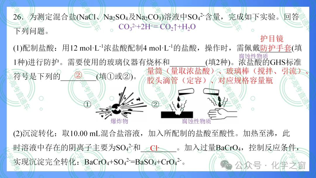 2026高考化学试题评析:第18讲-全国新课标卷(PPT+原卷、解析精校word)-第16张图片-四季读书网
