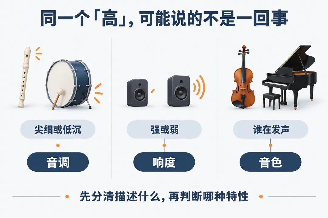 初二物理|用这3个动作,秒懂音调、响度与音色-第1张图片-四季读书网