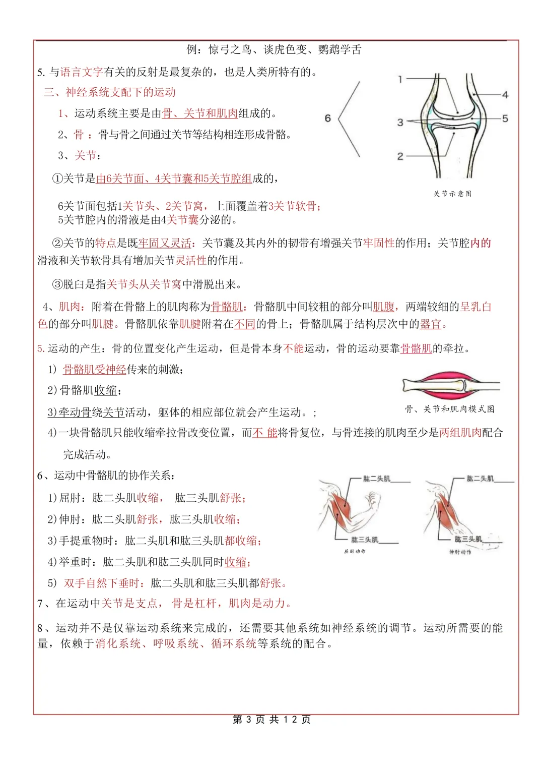 【初二】2026新教材八上生物全册必背考点知识点梳理汇总(高清版可打印)-第7张图片-四季读书网