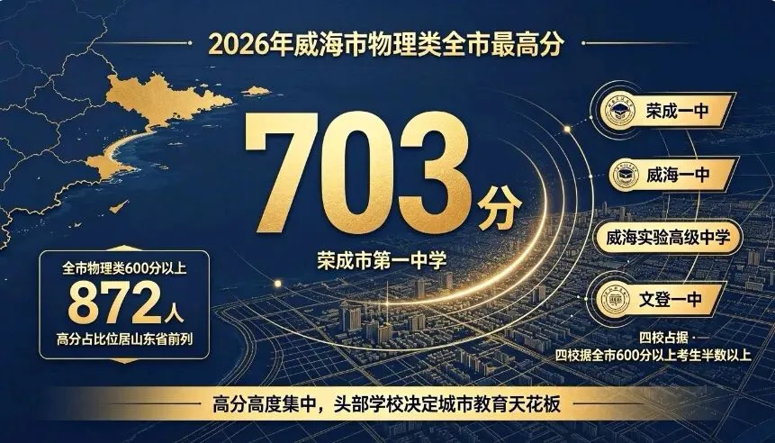 威海2026高考观察:高分高度集中,头部高中决定城市教育天花板-第1张图片-四季读书网