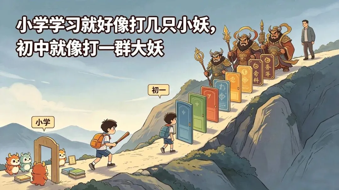 别让分数成为初一孩子的枷锁,猴哥也有治不了的妖精,孩子凭啥门门都行-第3张图片-四季读书网