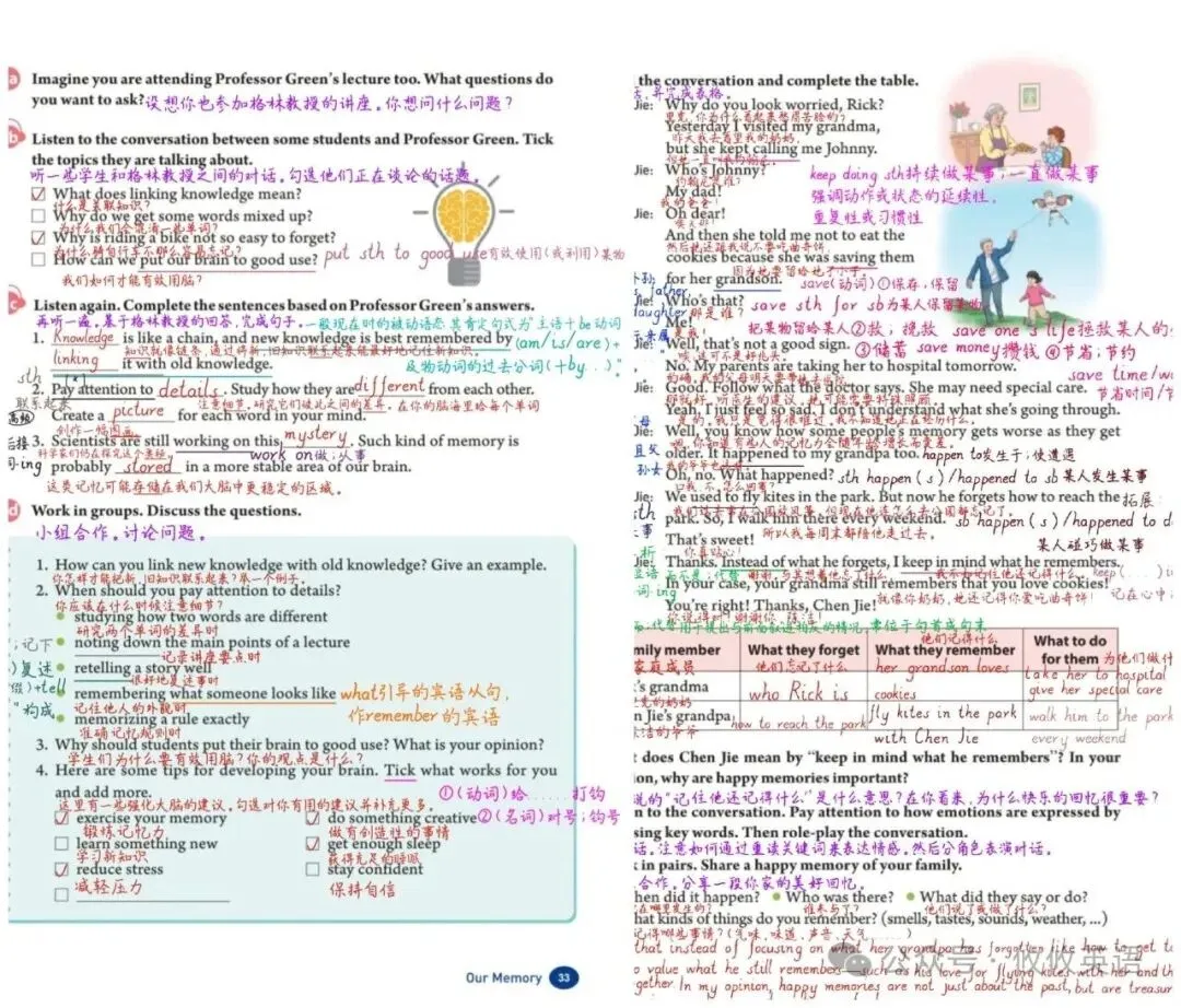 【新初三】新人教九年级(上册)Unit 4 教材自学笔记-第3张图片-四季读书网