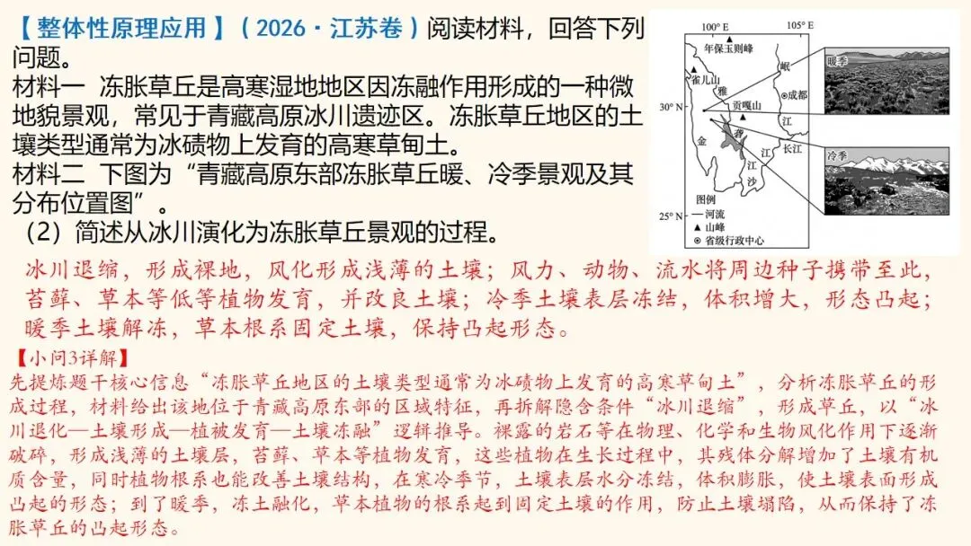 2027年高考地理一轮复习第17讲 自然环境的整体性(新高考新教材课件)学生觉得“会却不会做”?一套“找变量→推变化→串结果”思维搞定-第25张图片-四季读书网