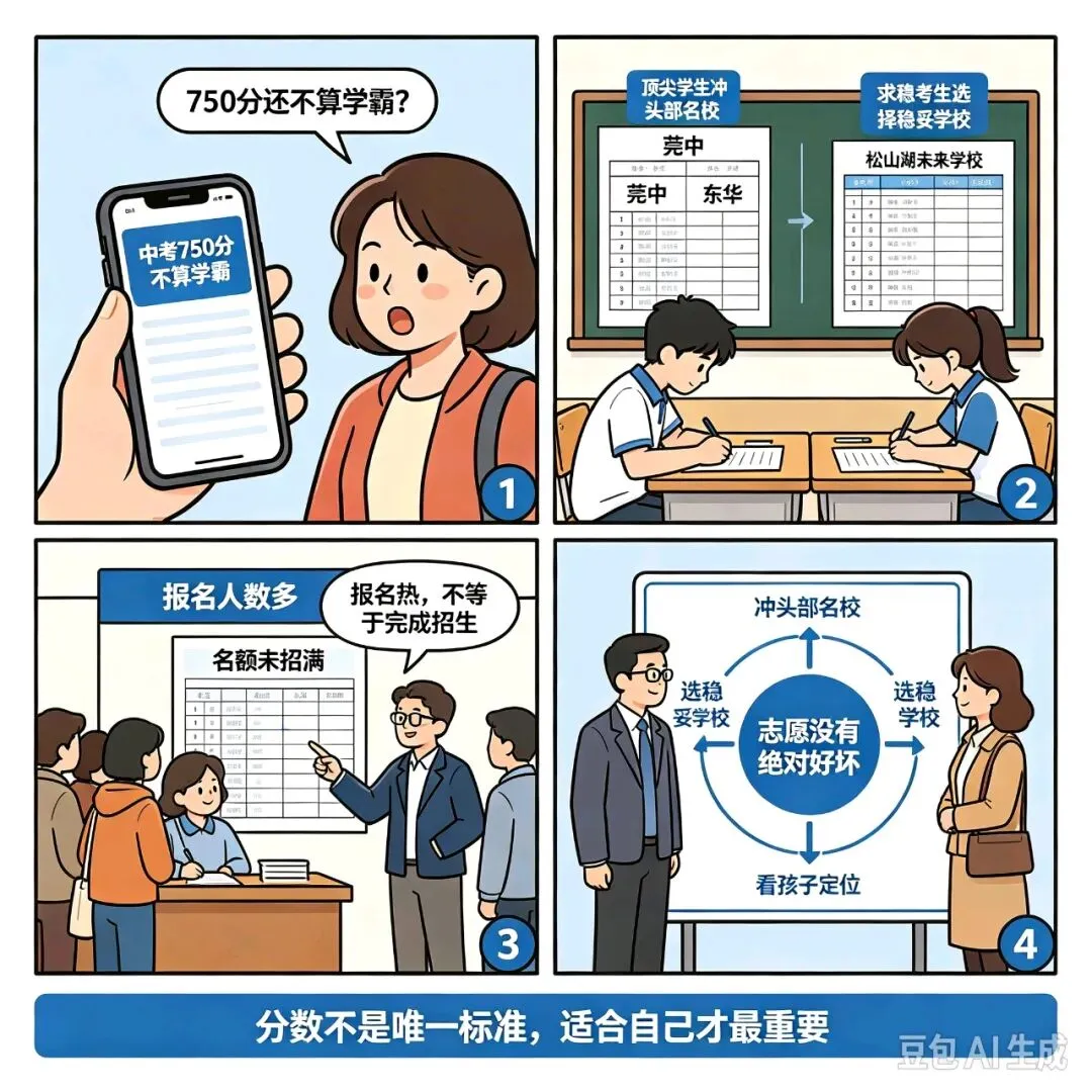 东莞中考:750分不算学霸?松山湖未来学校是求稳考生的选择?-第1张图片-四季读书网