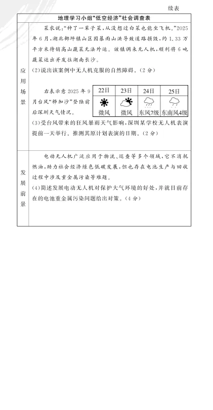 2026年湖南省中考地理试题及答案-第4张图片-四季读书网