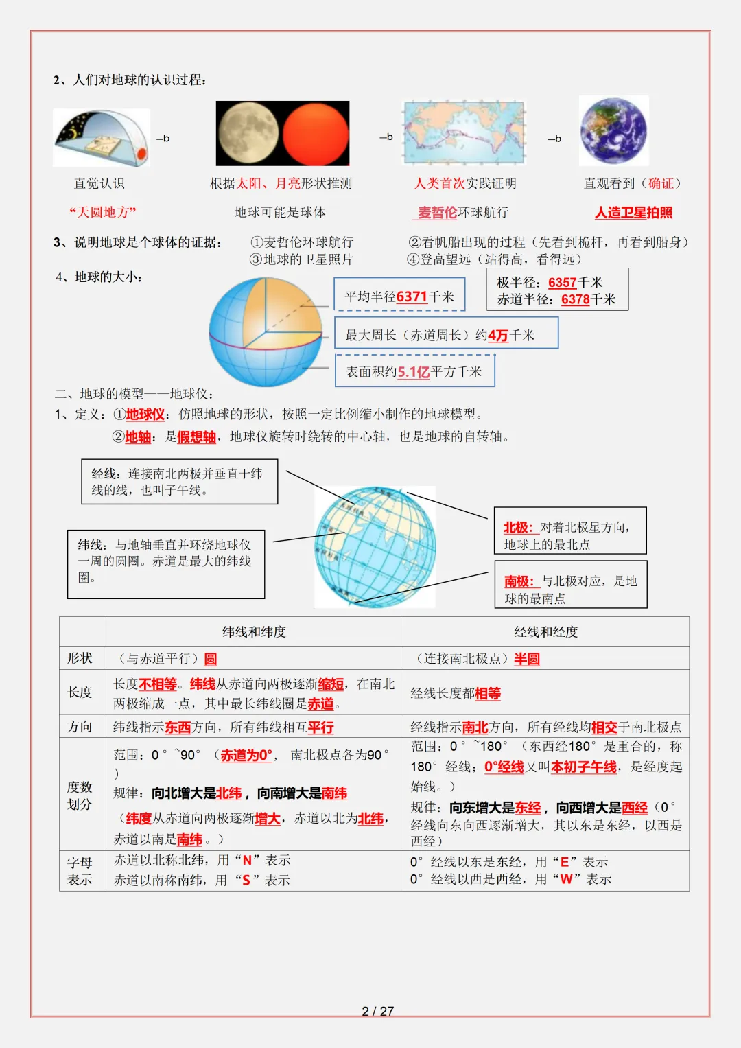 【初一】2026秋七年级上册地理必背考点知识点汇总,有完整版可打印,建议家长领取一份打印给孩子!-第4张图片-四季读书网