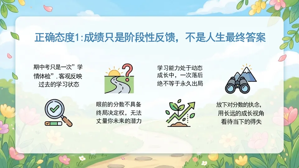 期中考后状态调节主题班会PPT——复盘蓄力,向阳前行-第8张图片-四季读书网