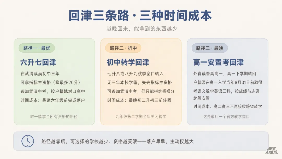 武清回津时间倒推表:从落户到高考,每个节点不能晚于什么时候-第2张图片-四季读书网