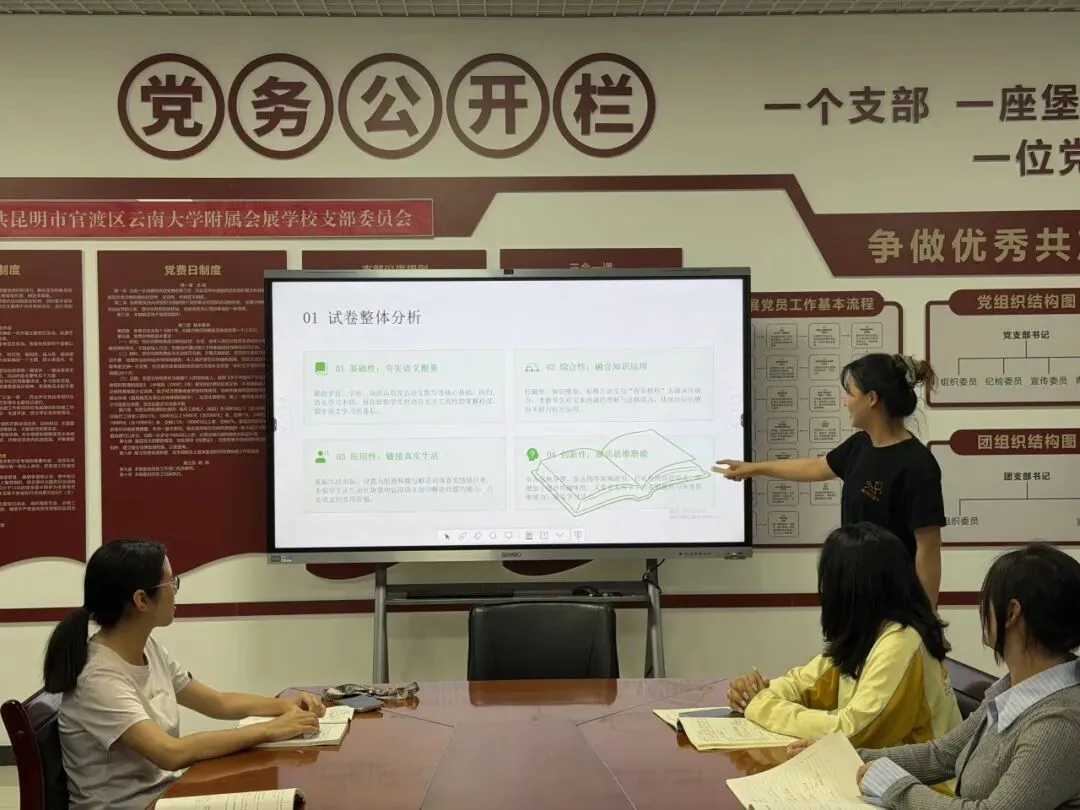 深耕真题研学情,精研课堂促成长 ——云大附属会展学校初中部“研读” 专题研讨活动-第15张图片-四季读书网
