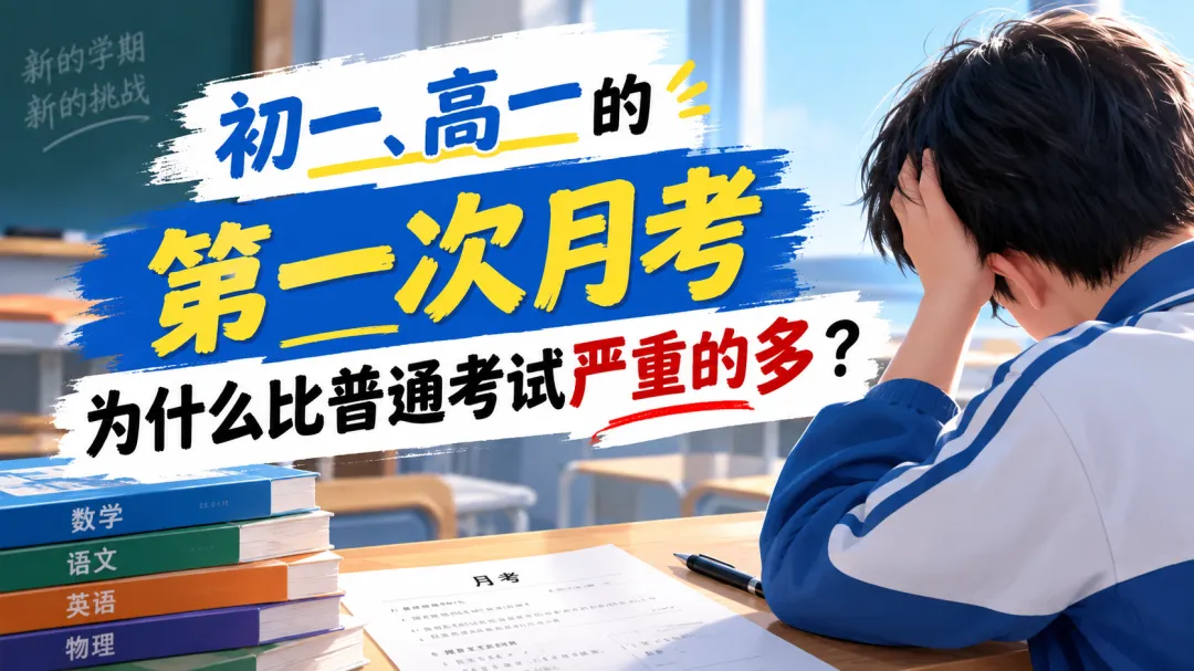 初一、高一的第一次月考,为什么比普通考试重要得多?-第1张图片-四季读书网 初一、高一的第一次月考,为什么比普通考试重要得多?-第1张图片-四季读书网