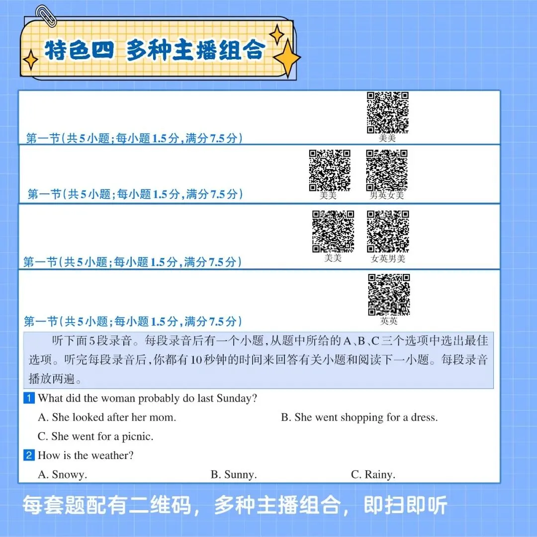 亿典教育《培优英语 听力课堂 高考B》-第7张图片-四季读书网 亿典教育《培优英语 听力课堂 高考B》-第7张图片-四季读书网