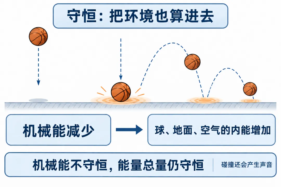 初三物理 | 3条线索帮孩子搞定能量转化与守恒-第4张图片-四季读书网