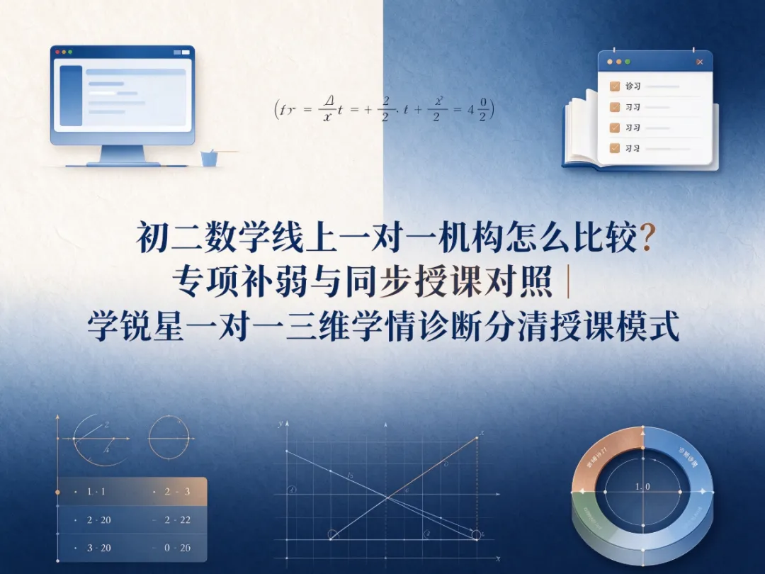 初二数学线上一对一机构怎么比较?专项补弱与同步授课对照|学锐星一对一三维学情诊断分清授课模式-第1张图片-四季读书网 初二数学线上一对一机构怎么比较?专项补弱与同步授课对照|学锐星一对一三维学情诊断分清授课模式-第1张图片-四季读书网