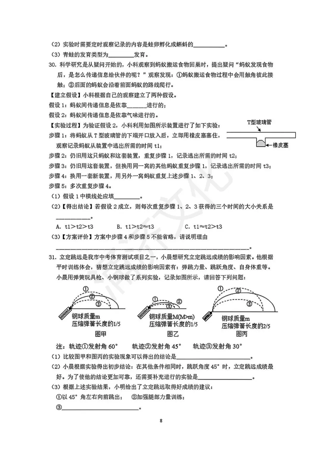 初一期中冲刺|2025学年鄞州十三校联考7上期中(全科试题+答案)-第12张图片-四季读书网