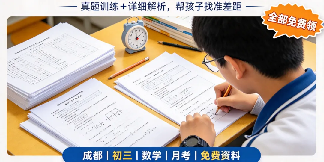 成都初三家长注意!师一、七中育才、树德初三数学月考试卷+详解流出,限时免费领-第2张图片-四季读书网 成都初三家长注意!师一、七中育才、树德初三数学月考试卷+详解流出,限时免费领-第2张图片-四季读书网