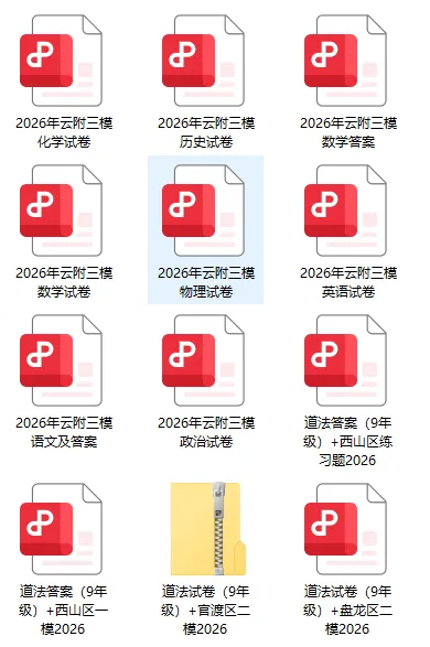 27届中考核心节点梳理:每月必做清单!(附昆明各大名校中考模拟卷)-第7张图片-四季读书网 27届中考核心节点梳理:每月必做清单!(附昆明各大名校中考模拟卷)-第7张图片-四季读书网
