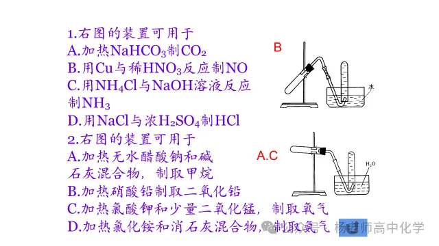 高考化学专题复习---气体的制备(共56张PPT)-第33张图片-四季读书网