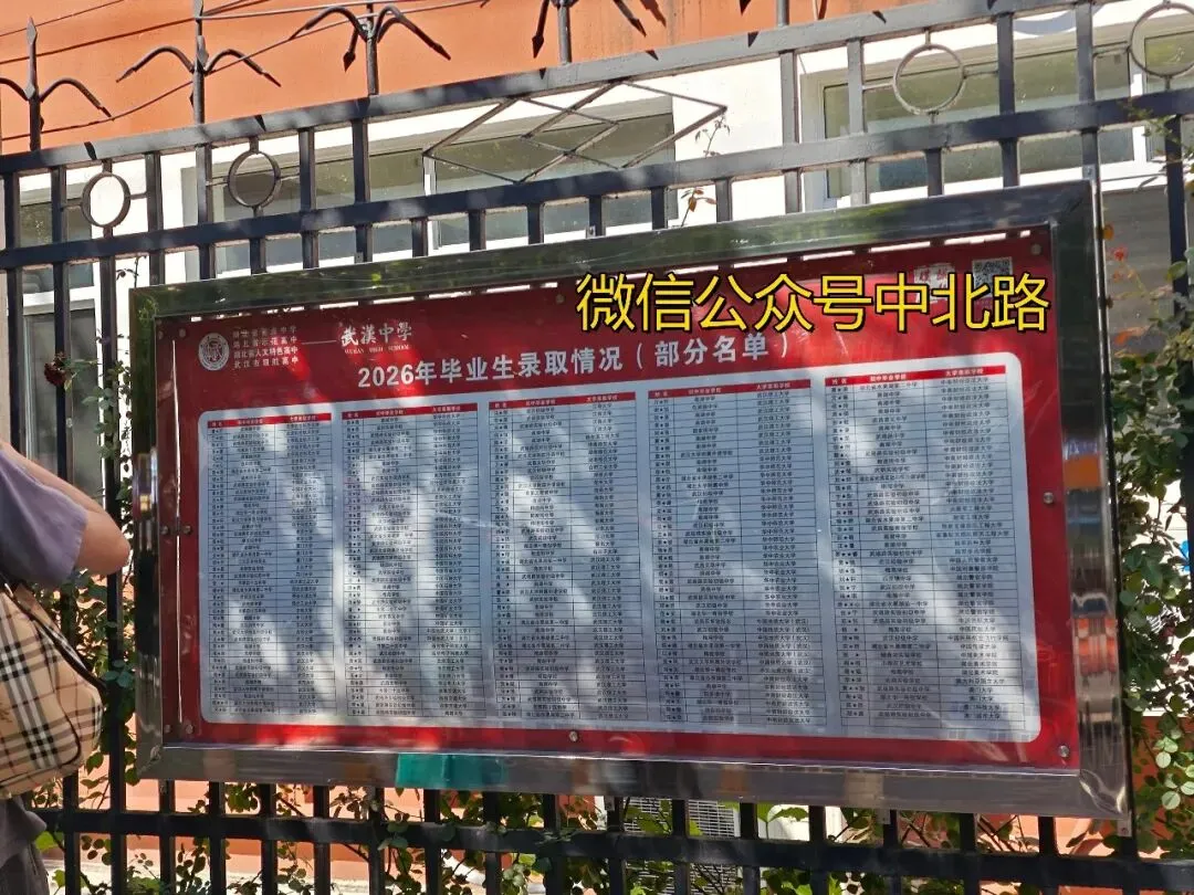 武汉教育:武汉中学2026年高考部分录取情况-第1张图片-四季读书网