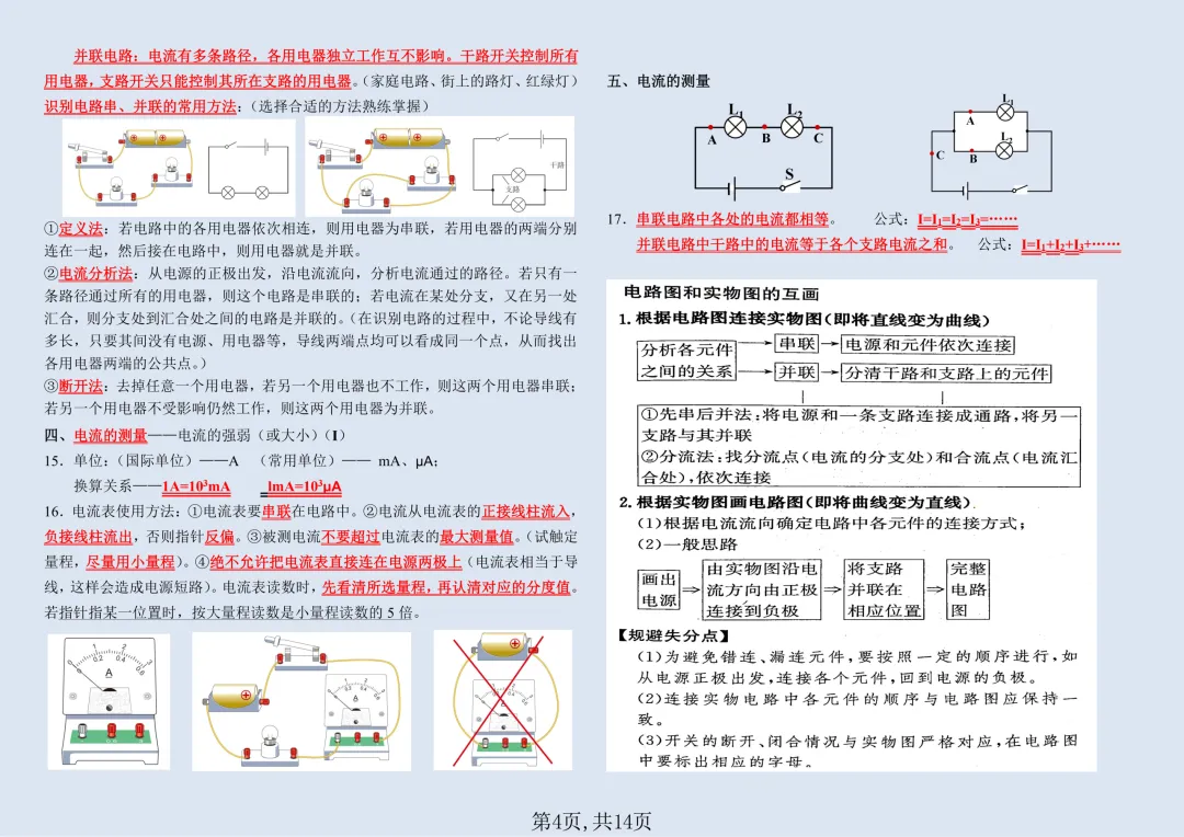 【初三】2026新教材九年级上册物理全册必背高频考点知识点总结(高清版可打印)-第6张图片-四季读书网 【初三】2026新教材九年级上册物理全册必背高频考点知识点总结(高清版可打印)-第6张图片-四季读书网
