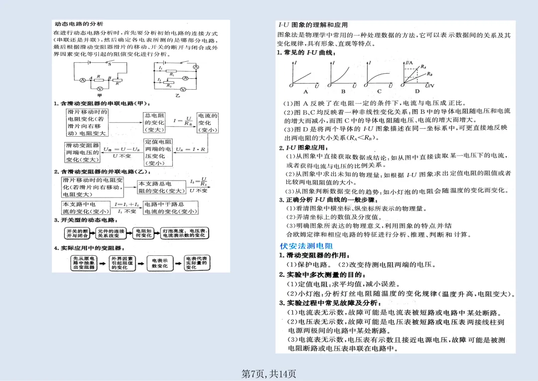 【初三】2026新教材九年级上册物理全册必背高频考点知识点总结(高清版可打印)-第9张图片-四季读书网 【初三】2026新教材九年级上册物理全册必背高频考点知识点总结(高清版可打印)-第9张图片-四季读书网