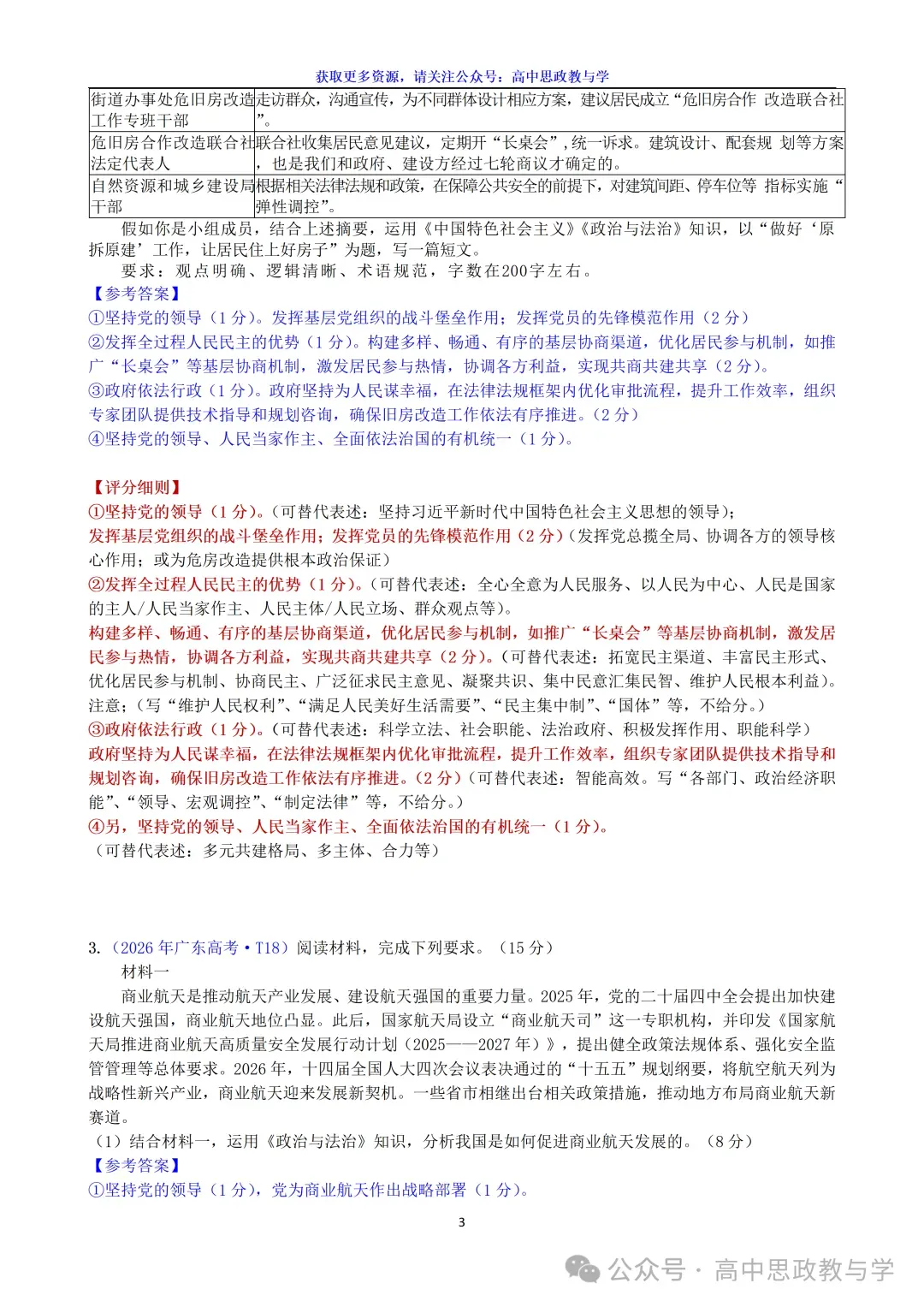 2026年高考政治真题分类主观题汇编与考情统计(7本书8个模块)-第14张图片-四季读书网 2026年高考政治真题分类主观题汇编与考情统计(7本书8个模块)-第14张图片-四季读书网