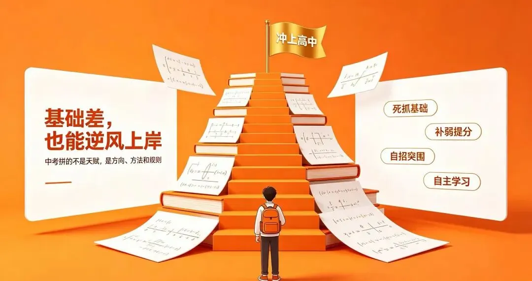 初三才醒悟、基础差还有救吗?4个逆袭方法,帮初三普娃最后翻盘!-第2张图片-四季读书网