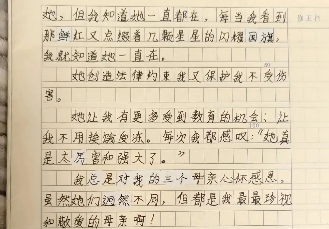 初一作文《我的母亲》爆火:全网点赞,写尽文化、亲情与家国.-第3张图片-四季读书网