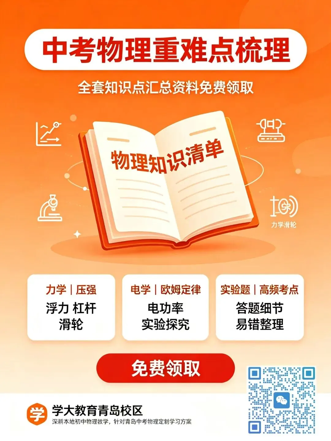 中考物理重难点梳理|全套知识点汇总资料免费领取-第2张图片-四季读书网