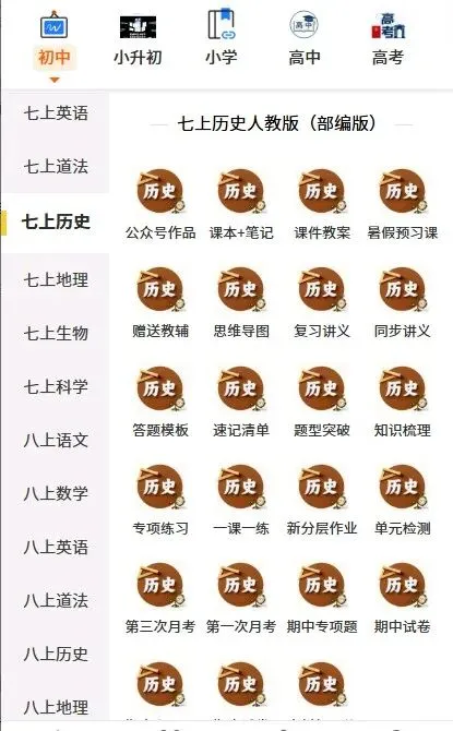 初一七年级上册历史全册核心知识点考点总结梳理(新版教材)电子版可打印下载-第11张图片-四季读书网