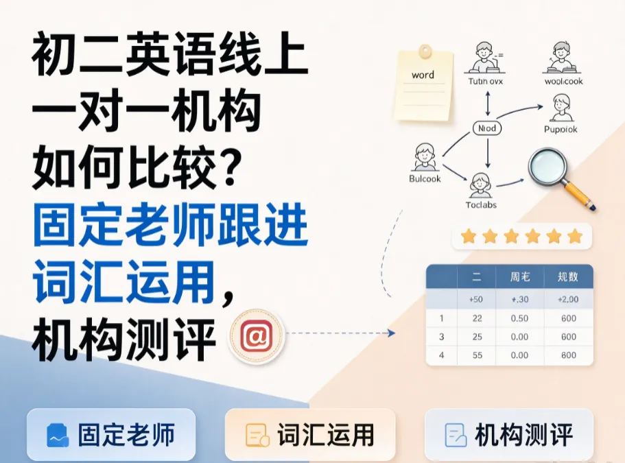 初二英语线上一对一机构如何比较?学海兔固定老师跟进词汇运用,多维机构测评-第1张图片-四季读书网