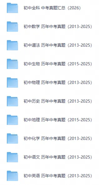 中考数学真题的核心价值与使用方法建议|附:历年(2013-2026)全科中考汇总-第2张图片-四季读书网
