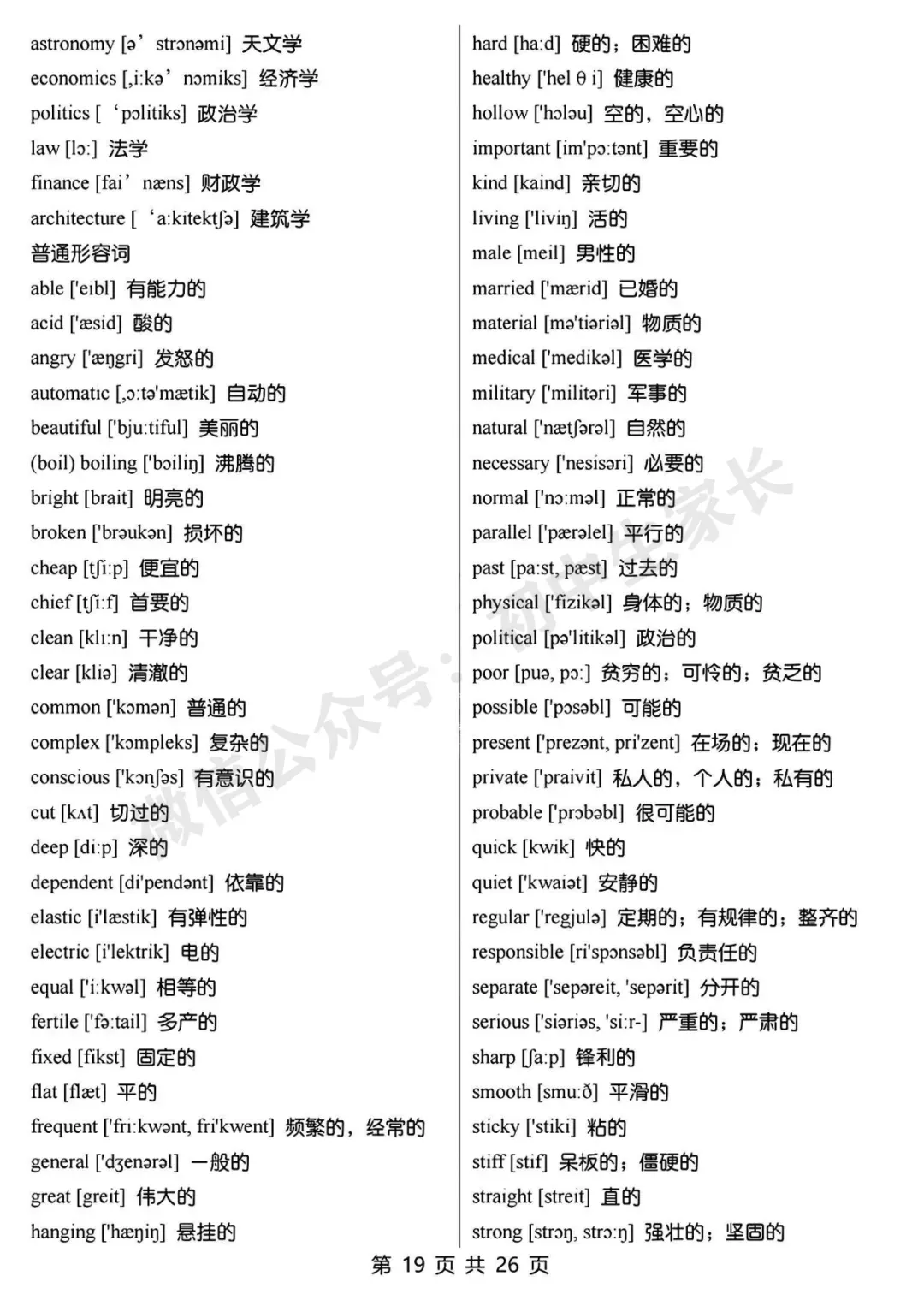 初一到初三上下全册单词背诵版,可下载打印!赶紧替孩子收藏!-第20张图片-四季读书网 初一到初三上下全册单词背诵版,可下载打印!赶紧替孩子收藏!-第20张图片-四季读书网