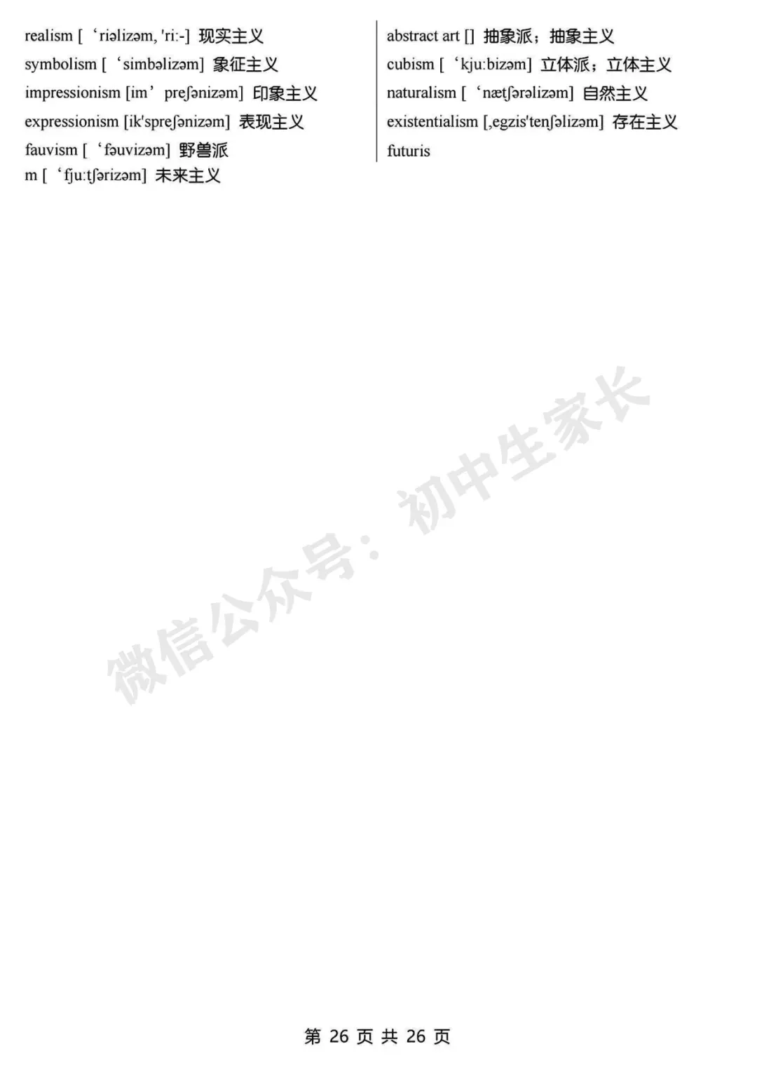 初一到初三上下全册单词背诵版,可下载打印!赶紧替孩子收藏!-第27张图片-四季读书网 初一到初三上下全册单词背诵版,可下载打印!赶紧替孩子收藏!-第27张图片-四季读书网