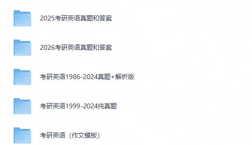 【考研英语】英语一历年真题试卷及答案(1980-2026年)PDF-第1张图片-四季读书网