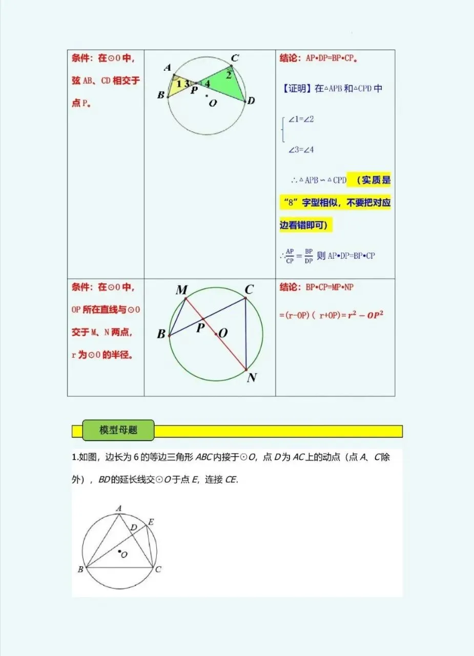 中考数学几何题型合集-第19张图片-四季读书网