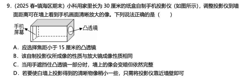初二上凸透镜成像,背了那么多遍,为什么做题还是错?-第3张图片-四季读书网 初二上凸透镜成像,背了那么多遍,为什么做题还是错?-第3张图片-四季读书网
