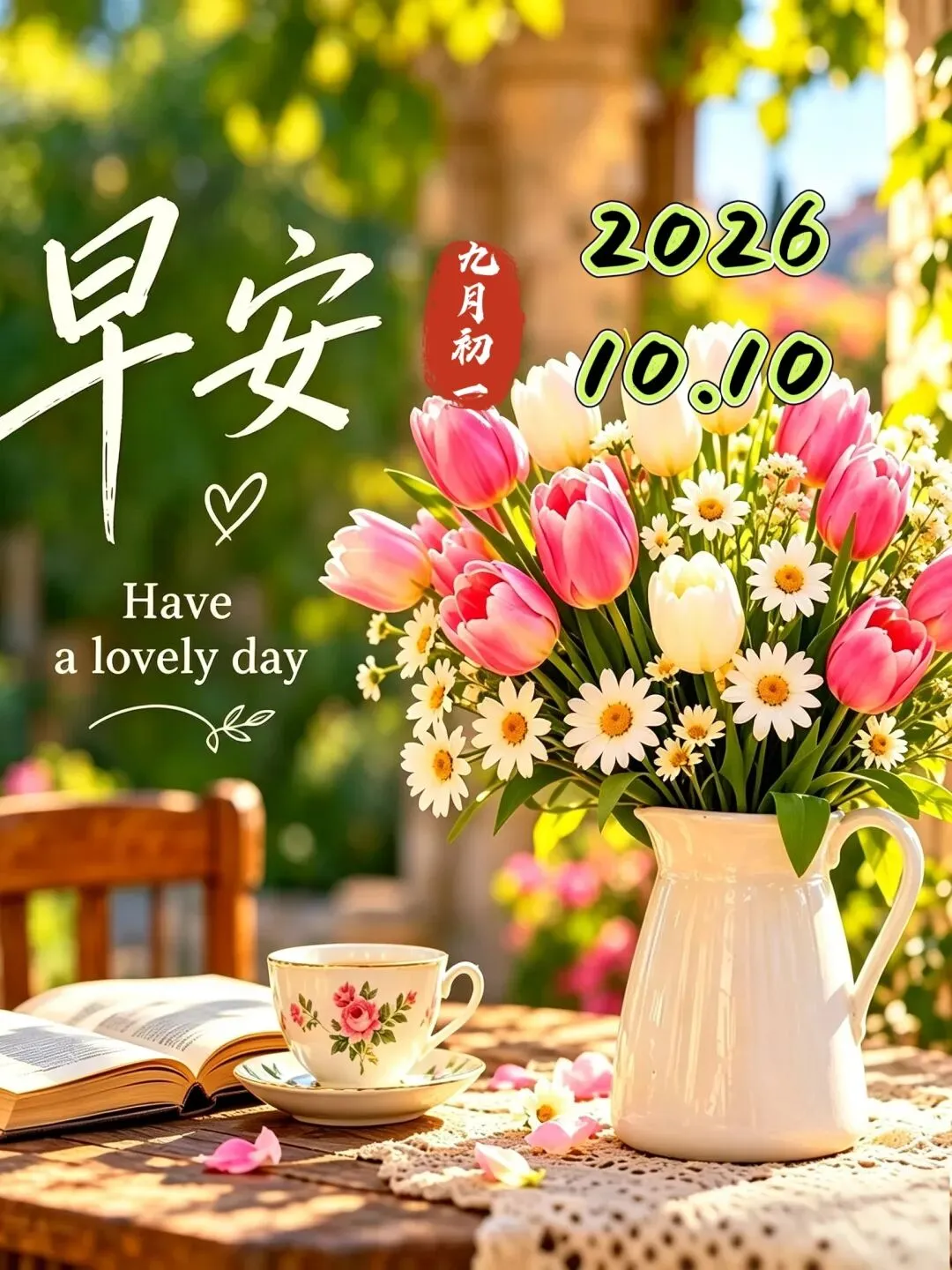 农历九月初一,朔日启程,愿您开始美好的新旅程,平安顺遂,前路一帆风顺,幸福相伴每一天-第2张图片-四季读书网