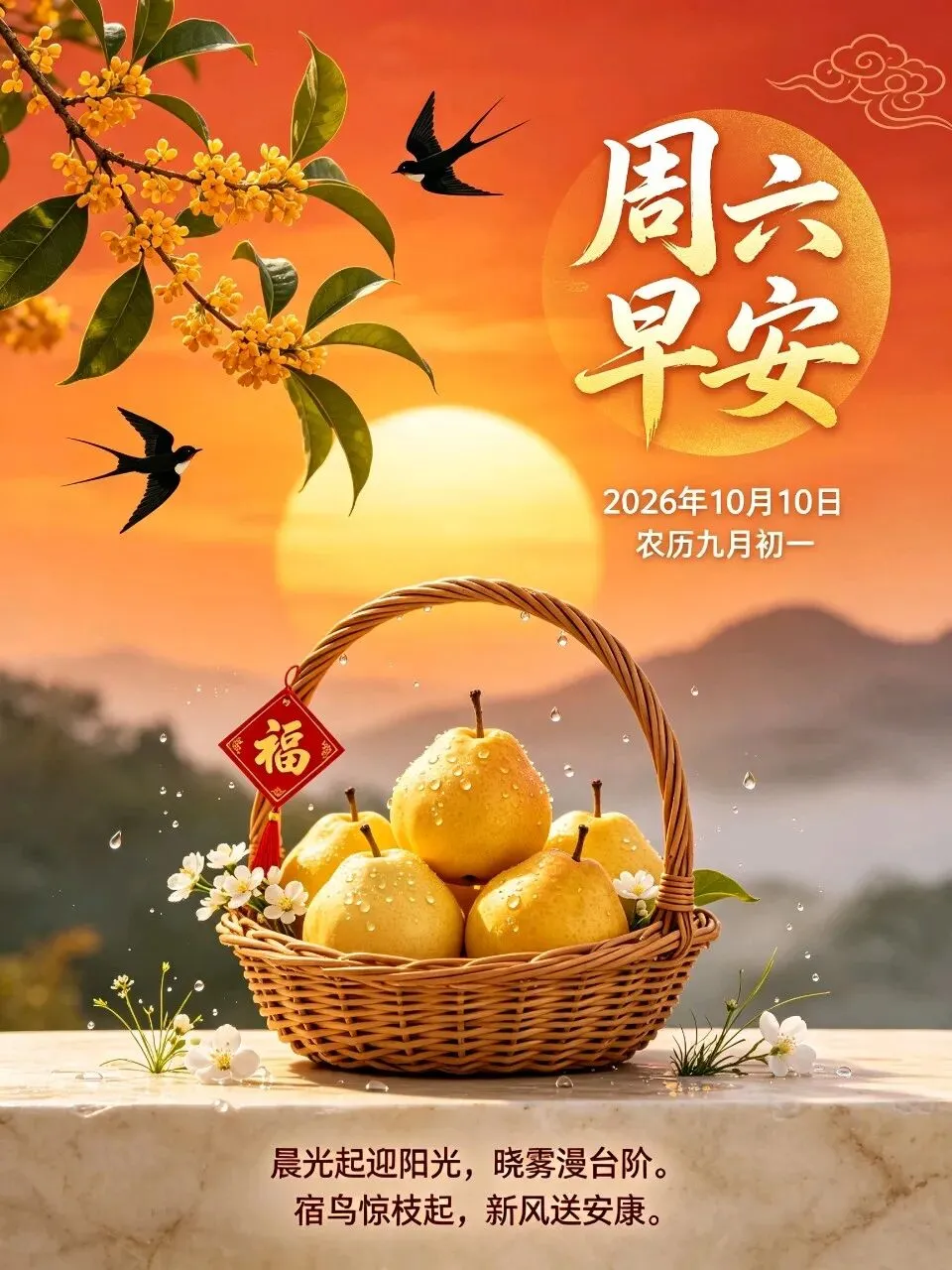 诗词|农历九月初一,愿您身体硬朗,心情舒畅,财源广进,福寿绵长-第7张图片-四季读书网