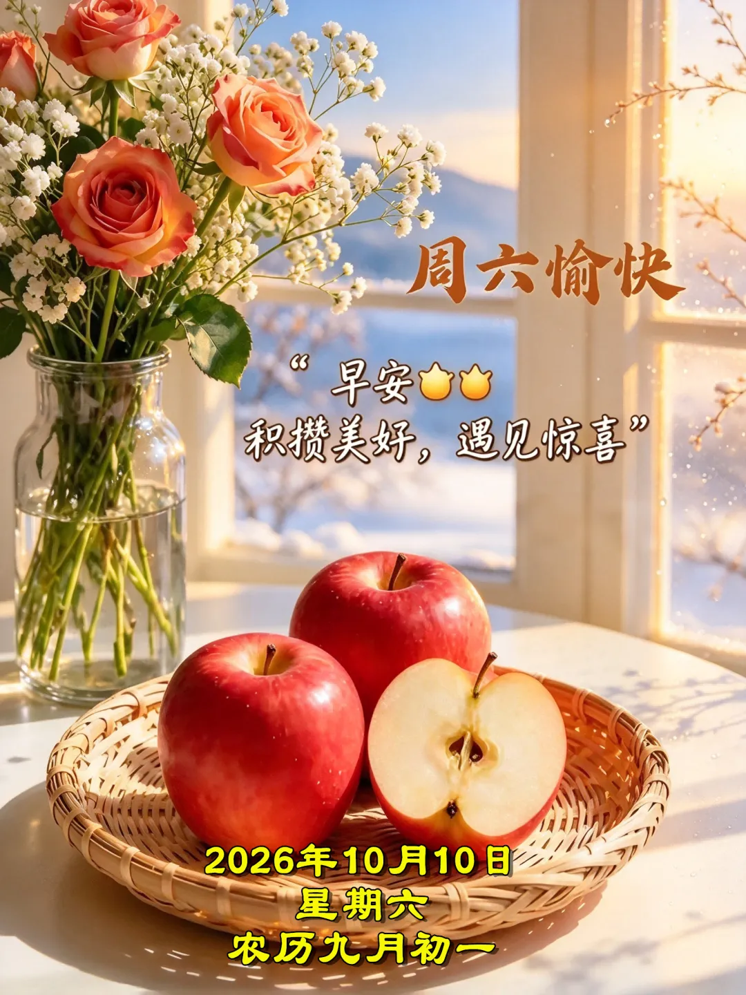 农历九月初一朔日,新月新生,愿你十全十美,福气满满,平安顺遂,万事可期-第4张图片-四季读书网