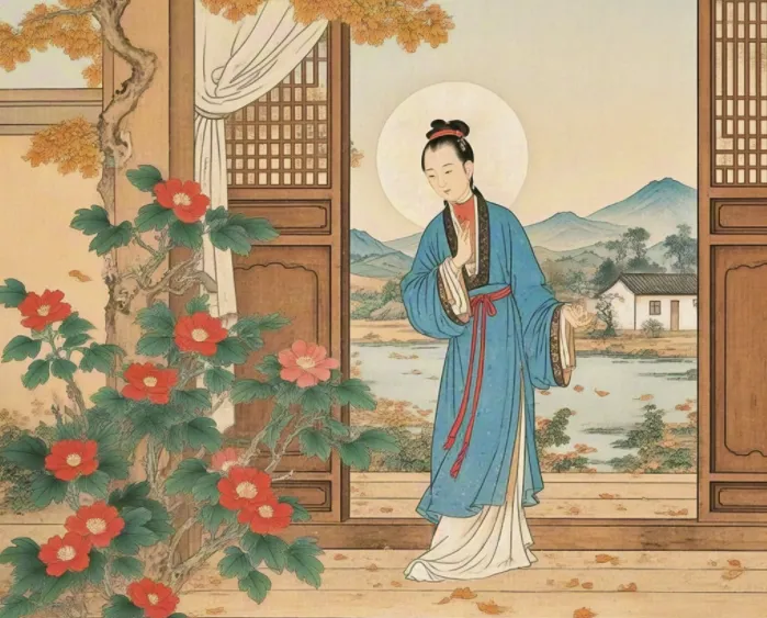 【每日一诗】农历纪九月初一:重阳日近秋光足,开遍闲庭帝女花——宋·沈规《九月一日》0901-第9张图片-四季读书网