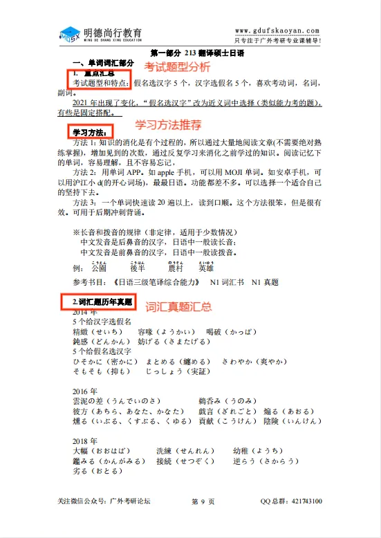 广外考研历年专业课真题!-第5张图片-四季读书网