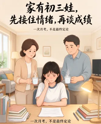 家有初三娃,先接住情绪,再谈成绩-第1张图片-四季读书网 家有初三娃,先接住情绪,再谈成绩-第1张图片-四季读书网