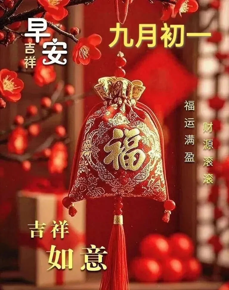 ²⁰²⁶/₁₀.₁₀农历九月初一祝福,愿你财运滚滚,一帆风顺-第2张图片-四季读书网 ²⁰²⁶/₁₀.₁₀农历九月初一祝福,愿你财运滚滚,一帆风顺-第2张图片-四季读书网