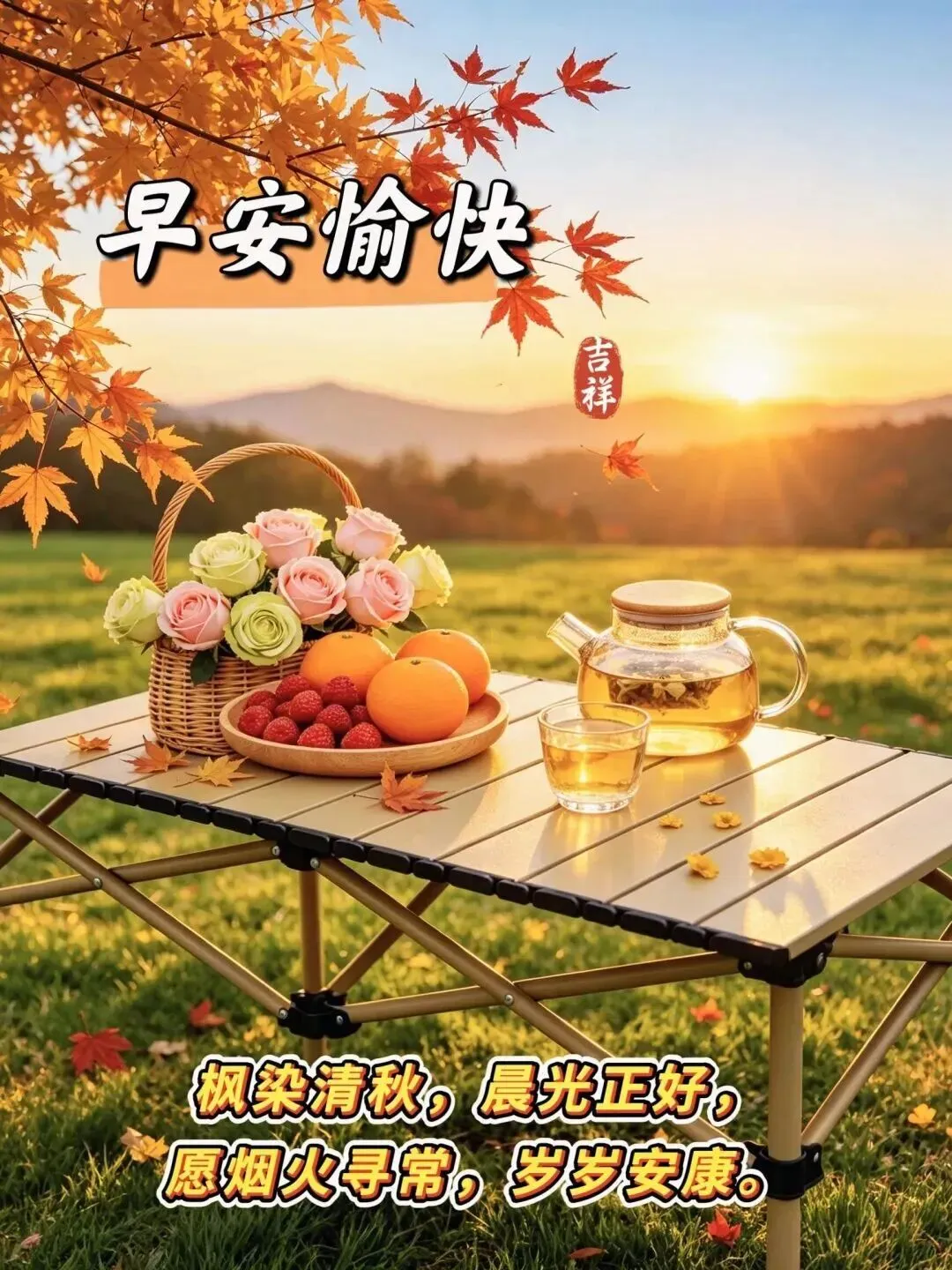 九月初一,秋天已经很深了.早晚的风比平时要冷一些,早晨出门的时候要多注意一下冷热-第14张图片-四季读书网