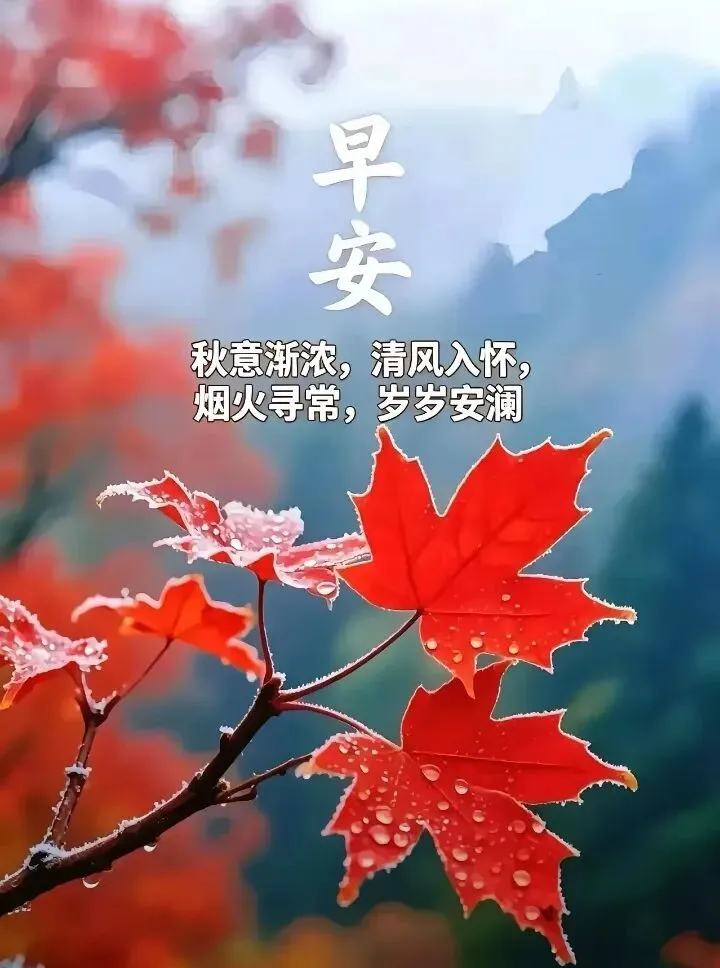 10月10日,周六早安:九月初一,国庆假期——九月,是一个＂收＂的月份.前半生拼命＂争＂,后半生学会＂收＂-第2张图片-四季读书网