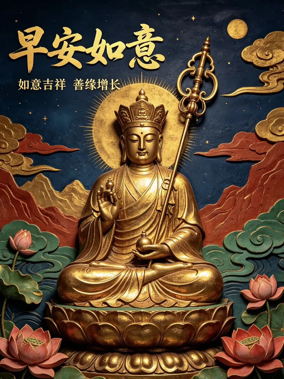 九月初一,香期吉日,29张观音早上好图片带日期,愿心怀善念,承蒙菩萨护佑,福气常伴左右-第9张图片-四季读书网
