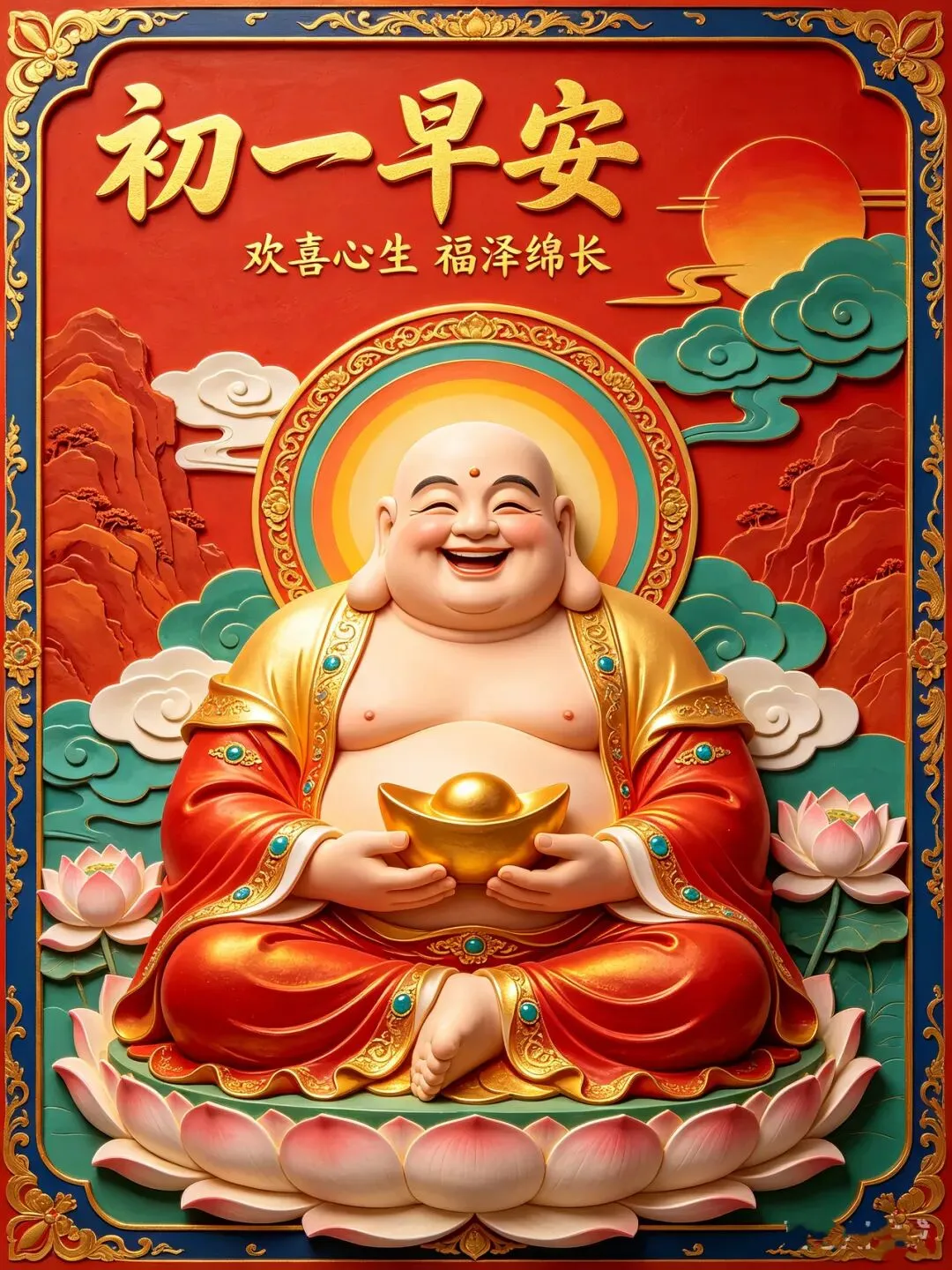 九月初一,香期吉日,29张观音早上好图片带日期,愿心怀善念,承蒙菩萨护佑,福气常伴左右-第12张图片-四季读书网